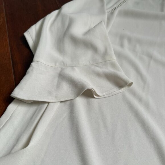 NWT Talbots White 3/4 sleeve blouse size 3X - Picture 3 of 8
